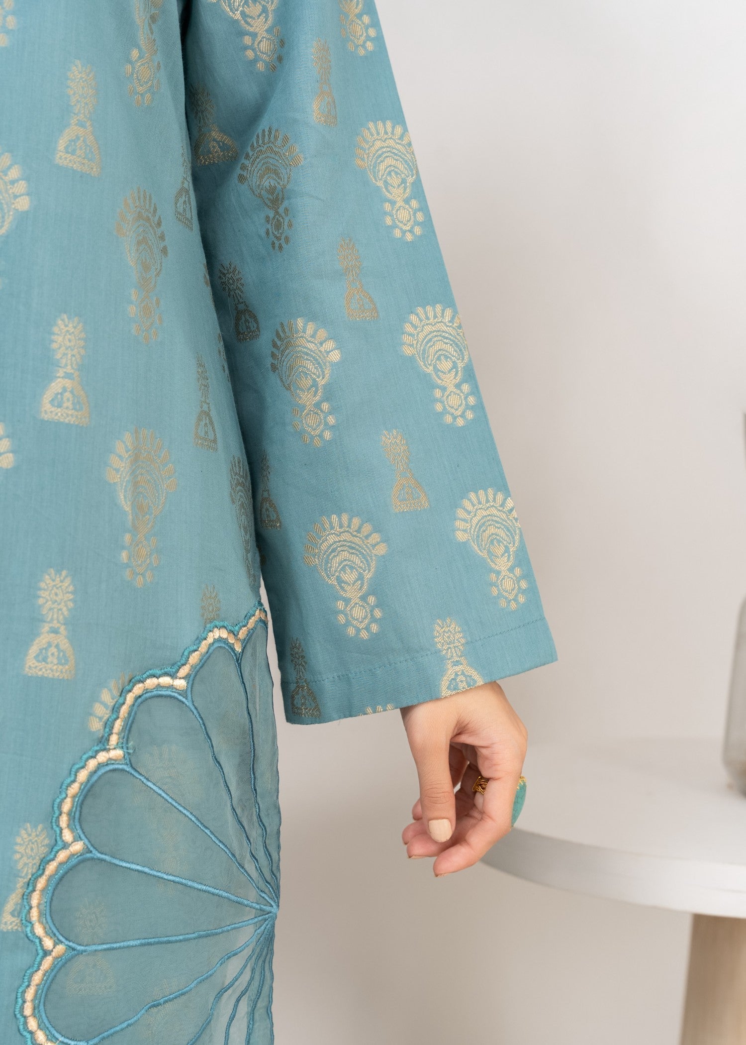 Sahibas By Mirza Gulnaaz Blue Women 2pcs