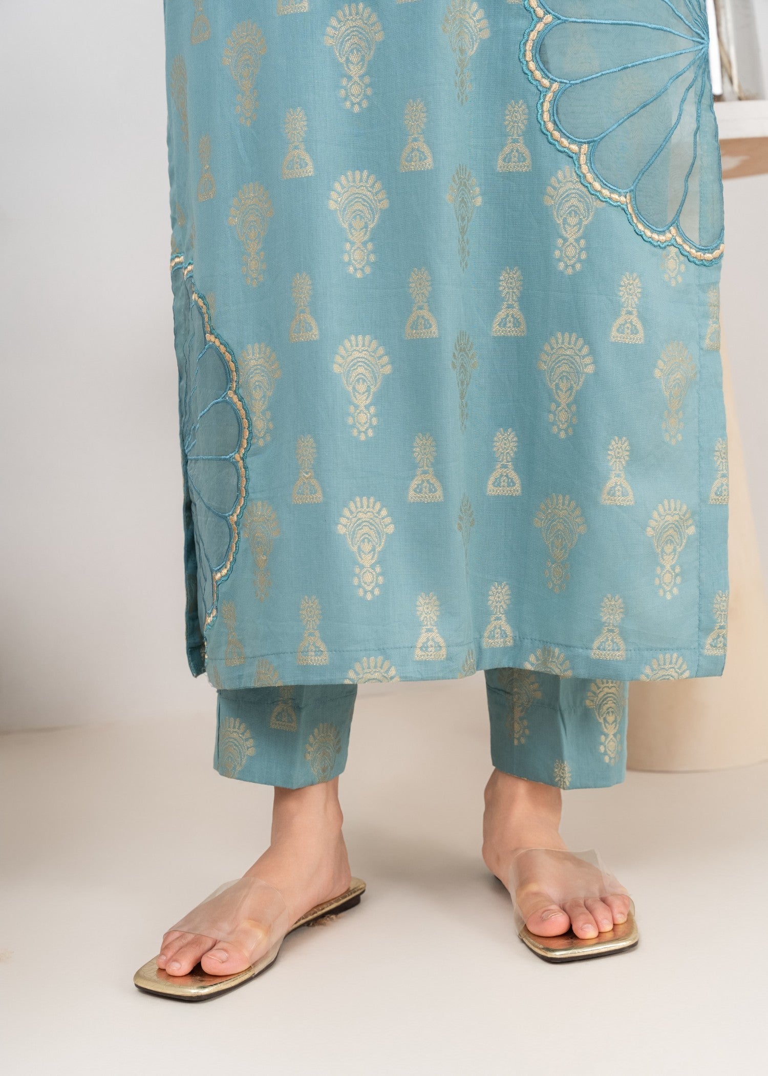 Sahibas By Mirza Gulnaaz Blue Women 2pcs