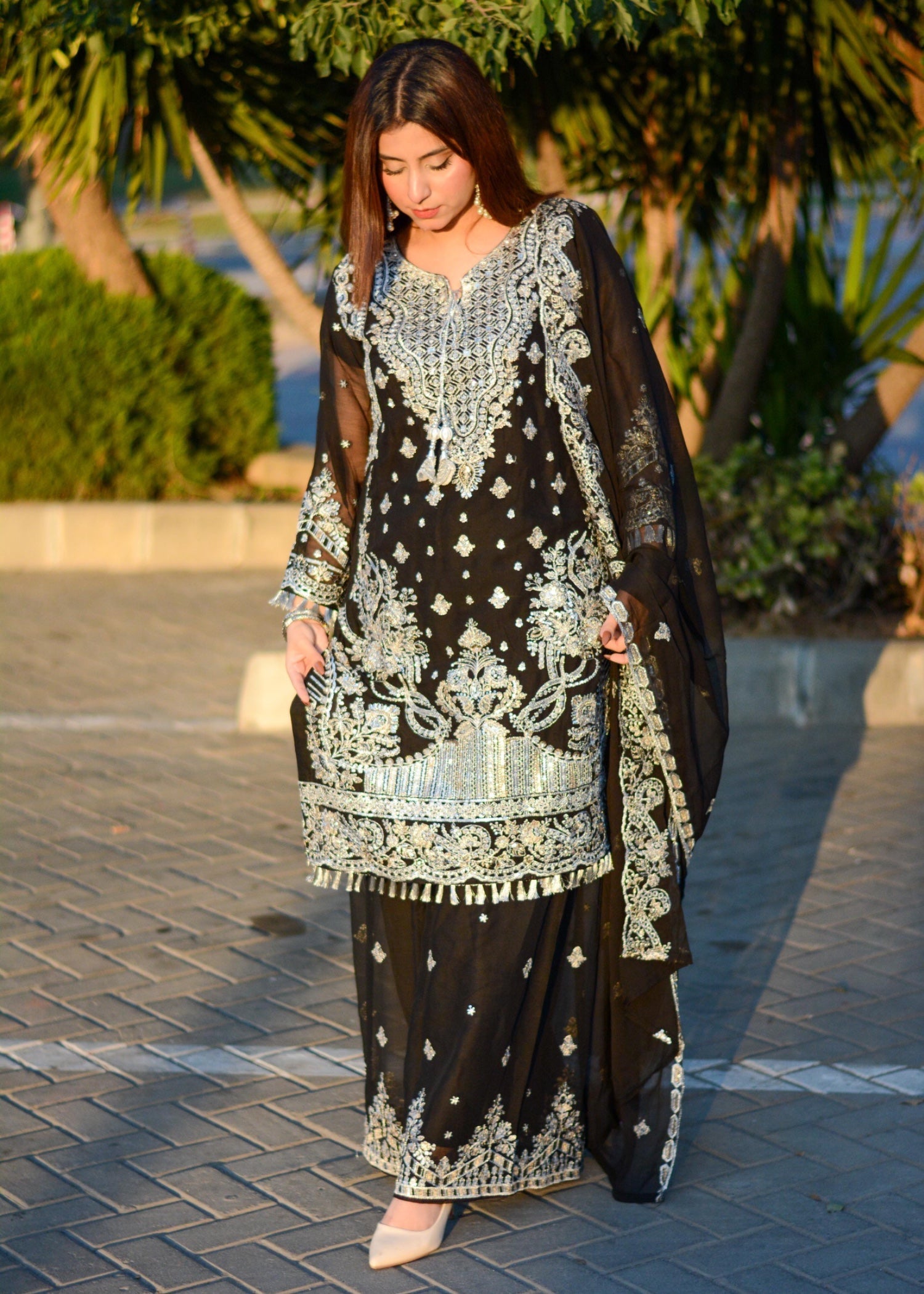 Inaaya Fashion Maahiya Black Women 3pcs