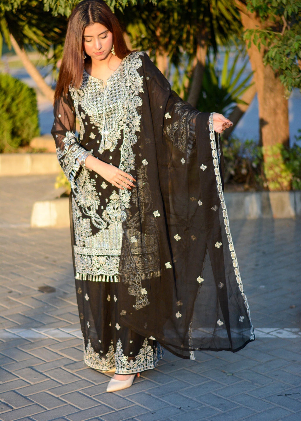 Inaaya Fashion Maahiya Black Women 3pcs