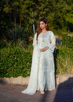 Inaaya Fashion Maahiya Ice Blue Women 3pcs