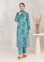 Sahibas By Mirza Shaila Blue Women 3pcs