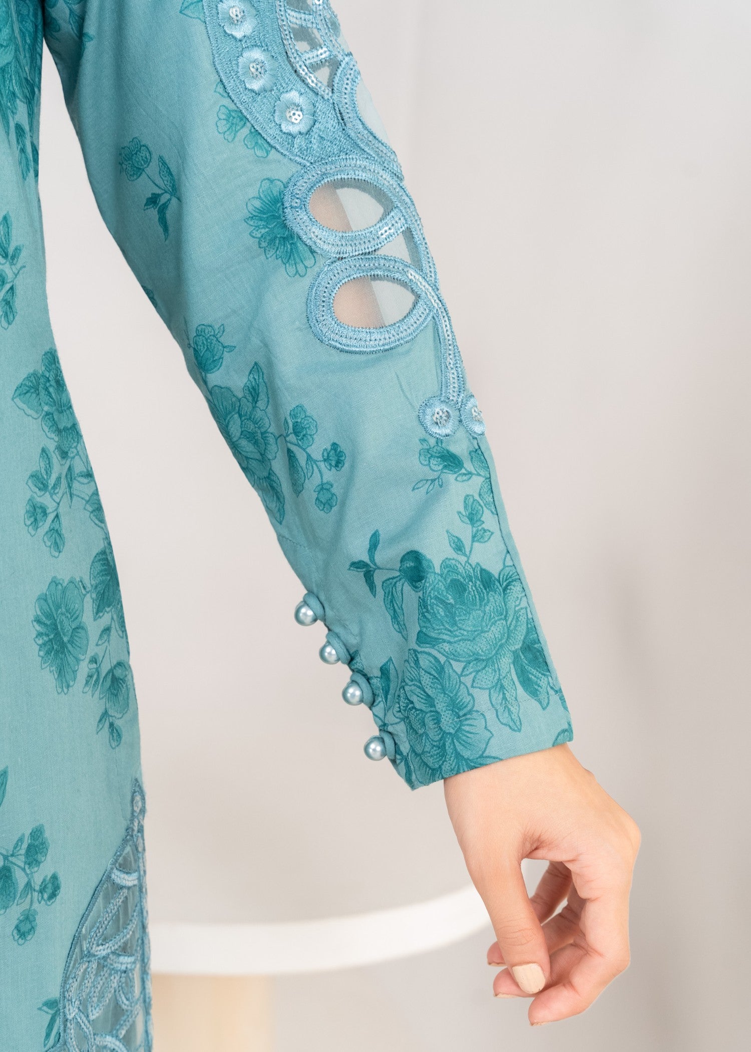 Sahibas By Mirza Shaila Blue Women 3pcs