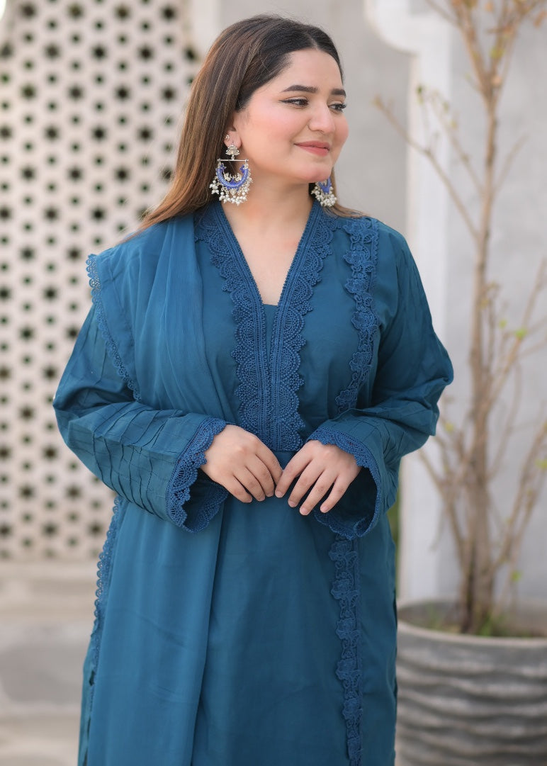 Ayesha B aqua ayesha lase work Women 3pcs