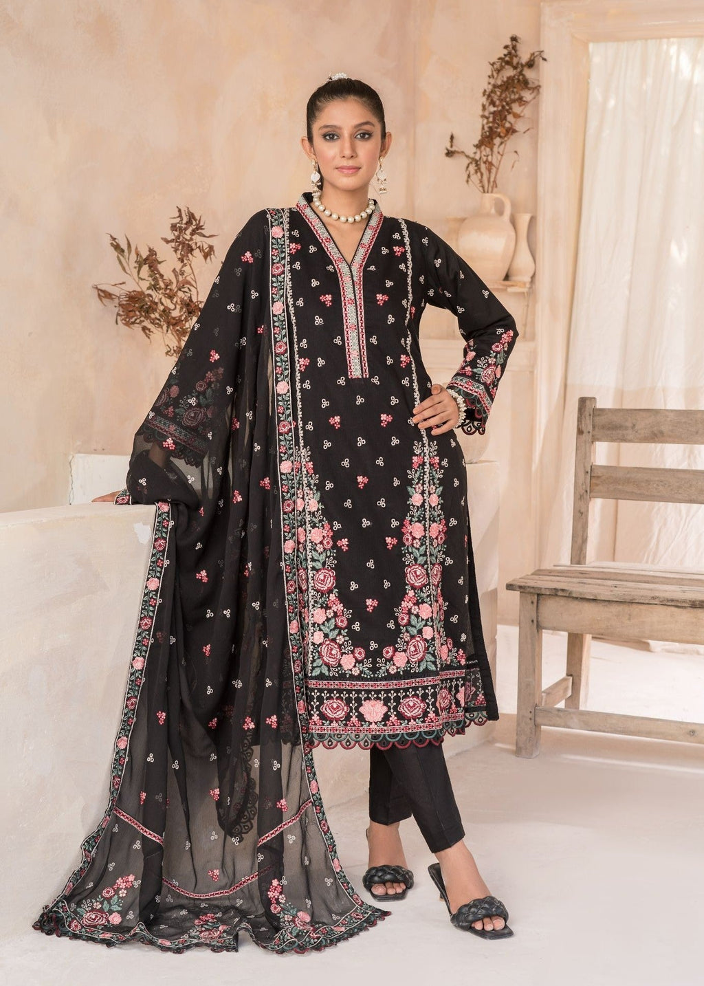 Al-Harir Apparel Zimal Black Women 3pcs