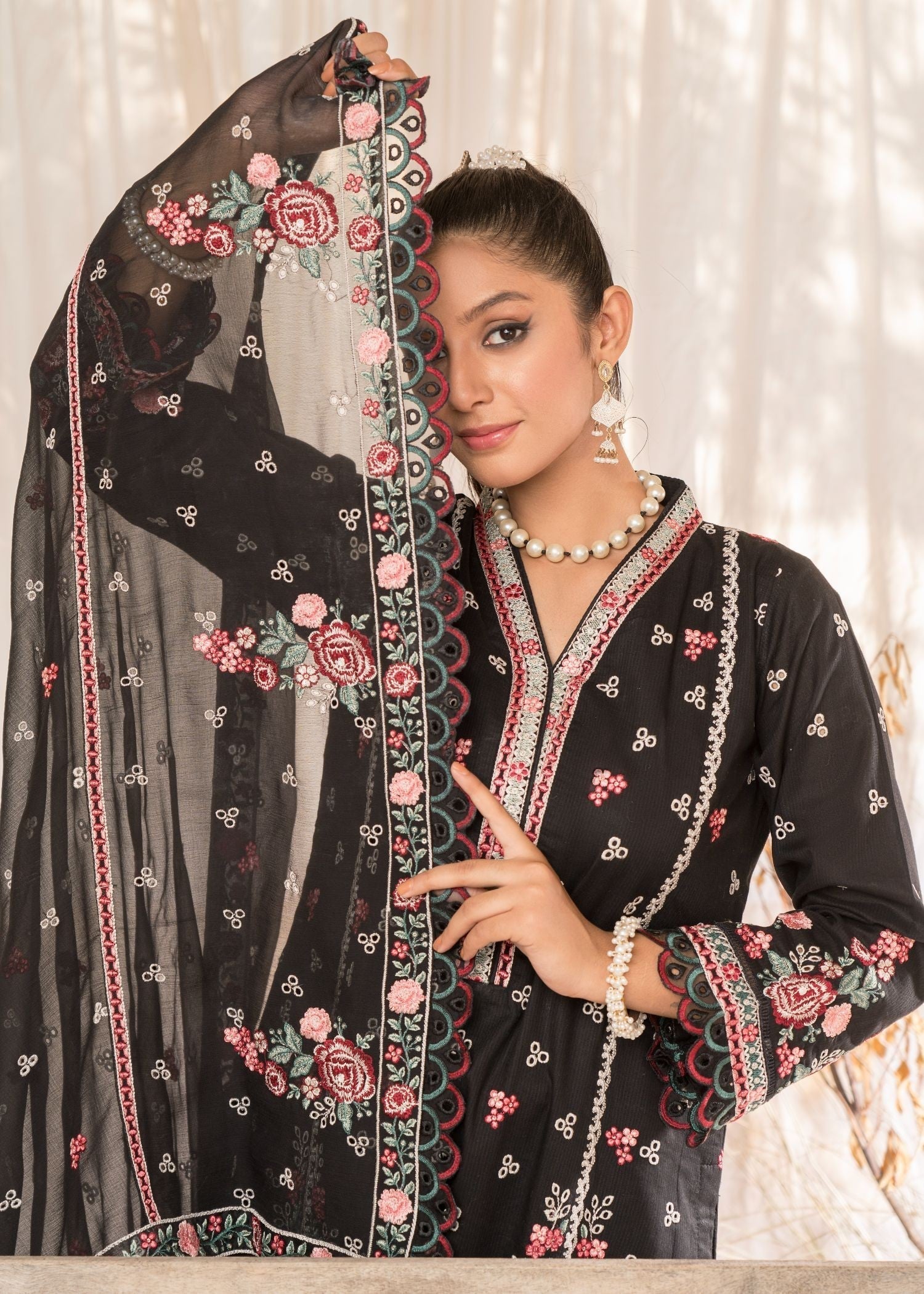 Al-Harir Apparel Zimal Black Women 3pcs