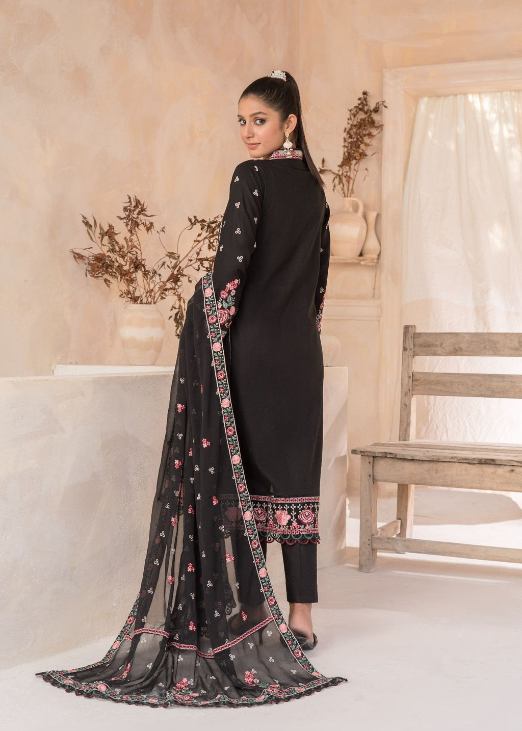 Al-Harir Apparel Zimal Black Women 3pcs