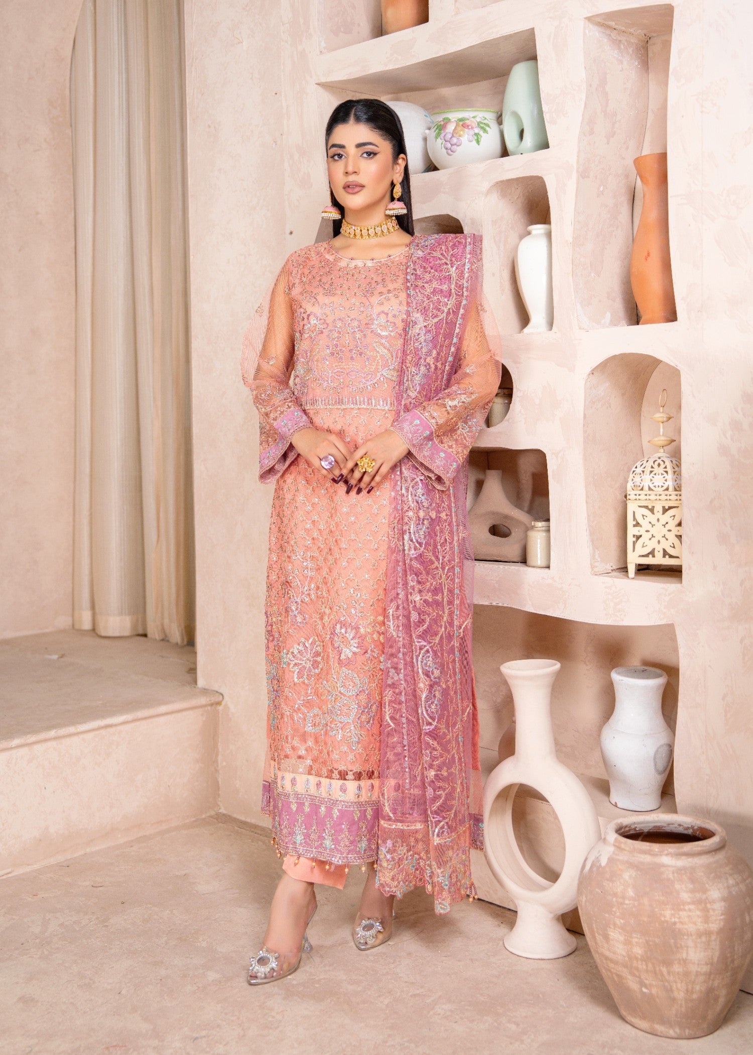 Mah-e-Rooh AM 9901 ALSIYAB Women 4pcs