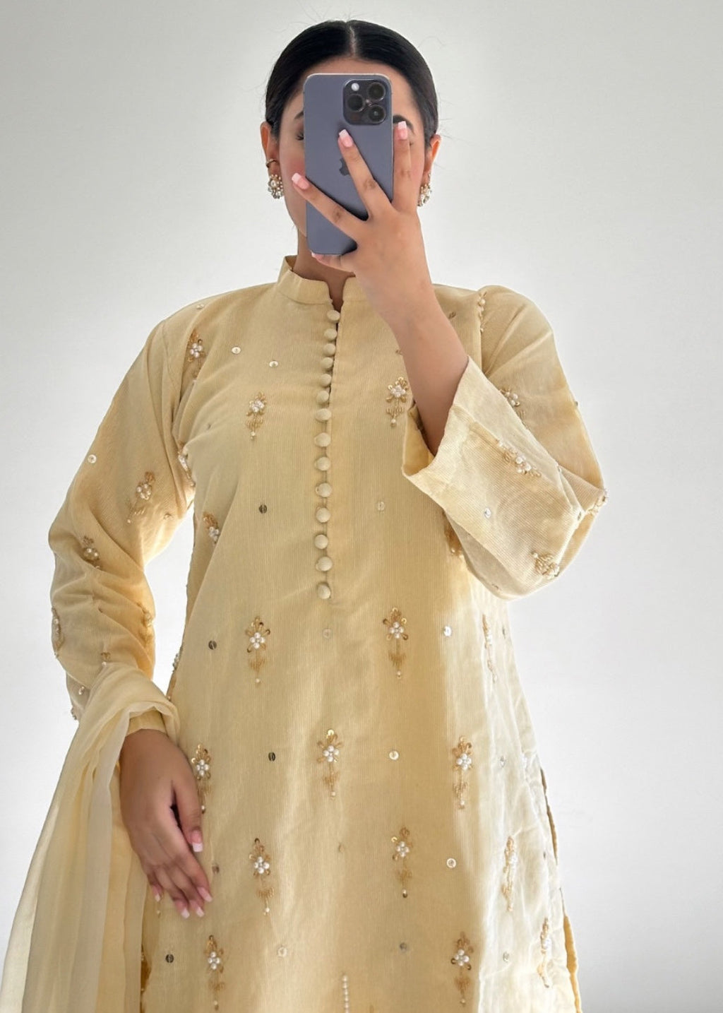 Ayesha B beige maha Women 3pcs