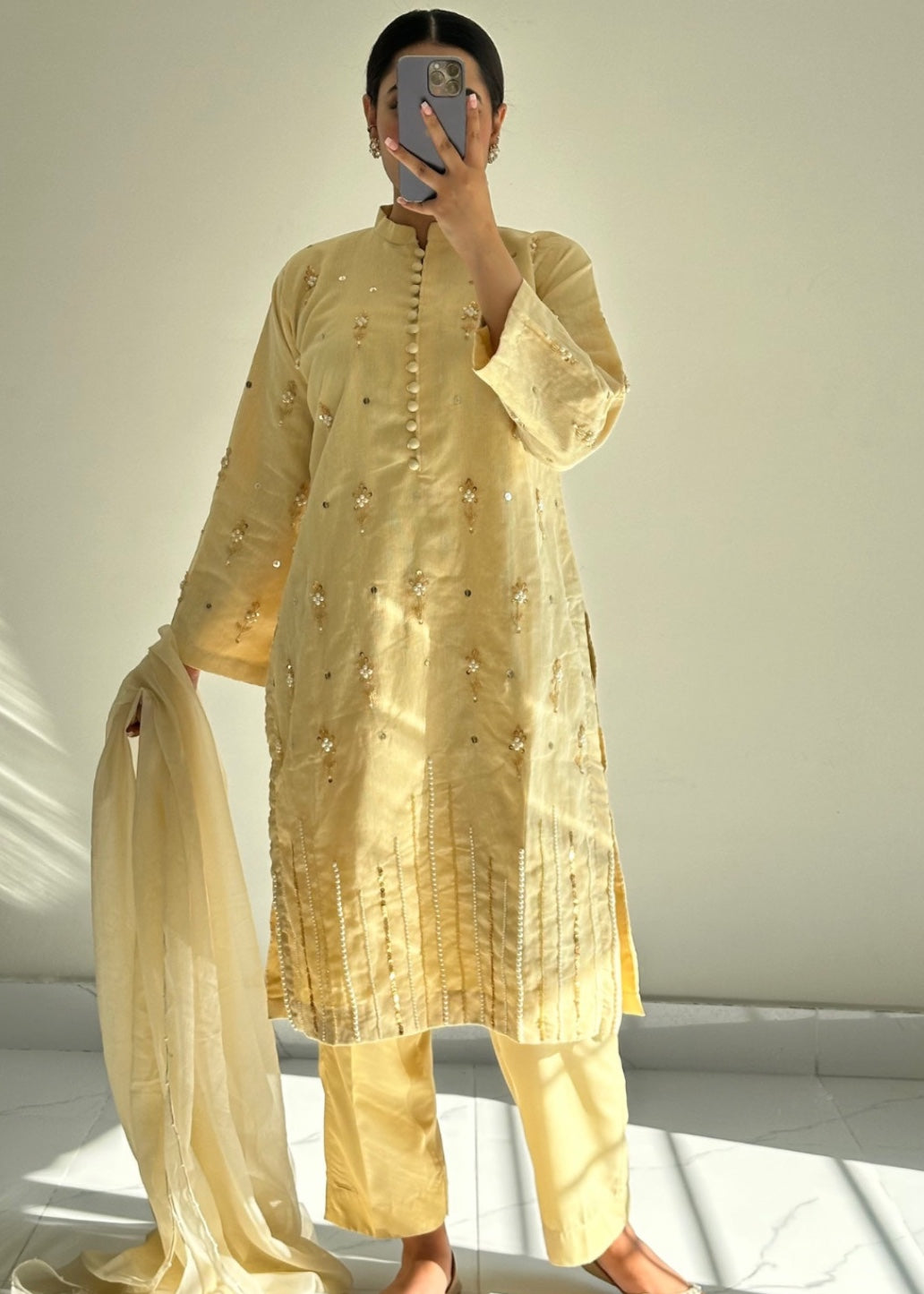 Ayesha B beige maha Women 3pcs