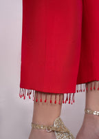 Rang-e-Meeras Red beads Women 1pcs