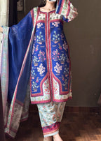 Ayesha B blue (hiba) Women 3pcs