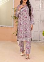 Pret Diaries Grey Embroidered Women 2pcs