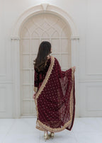 Rangoon Clothing Zarmina Velvetine Women 3pcs