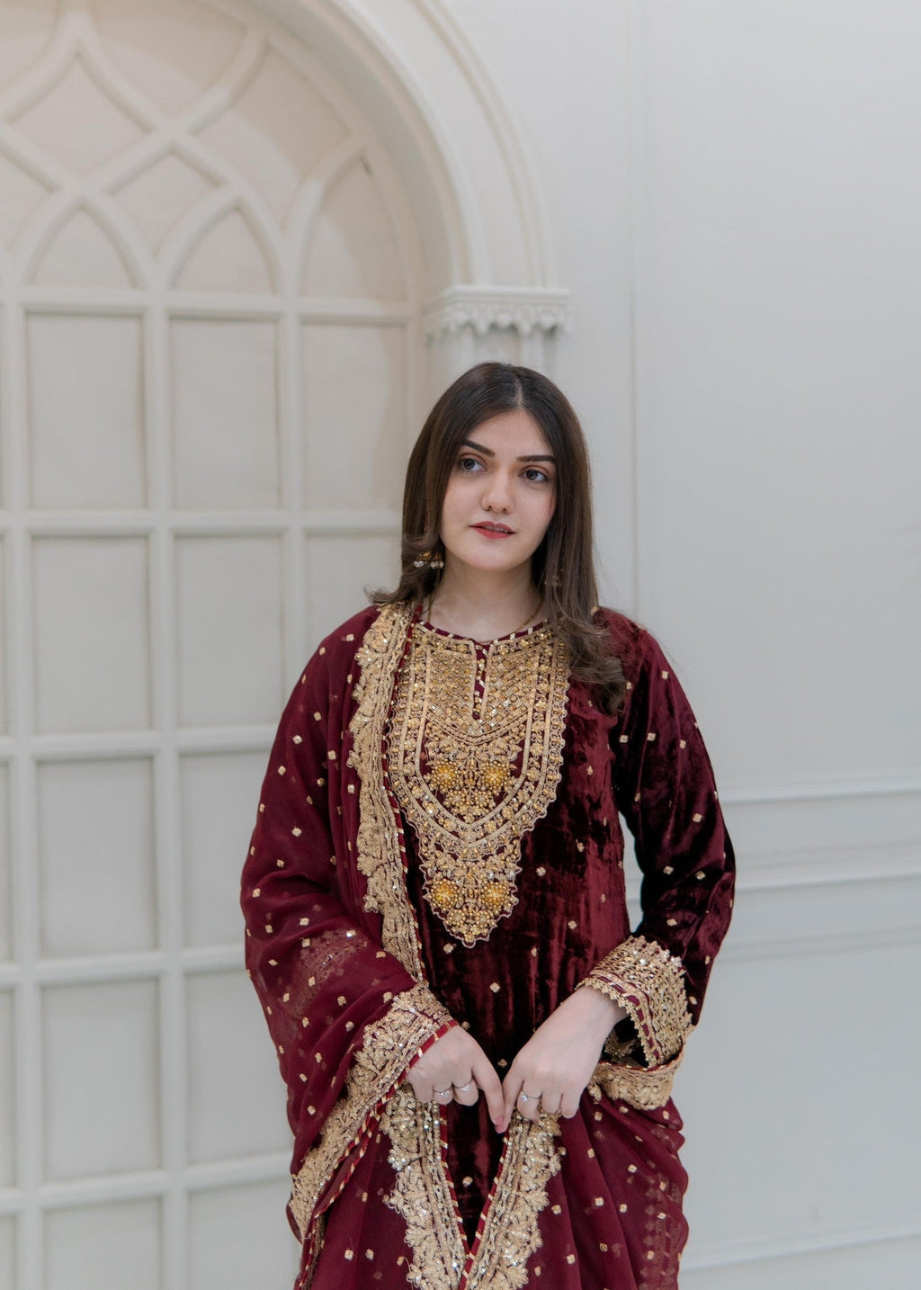 Rangoon Clothing Zarmina Velvetine Women 3pcs