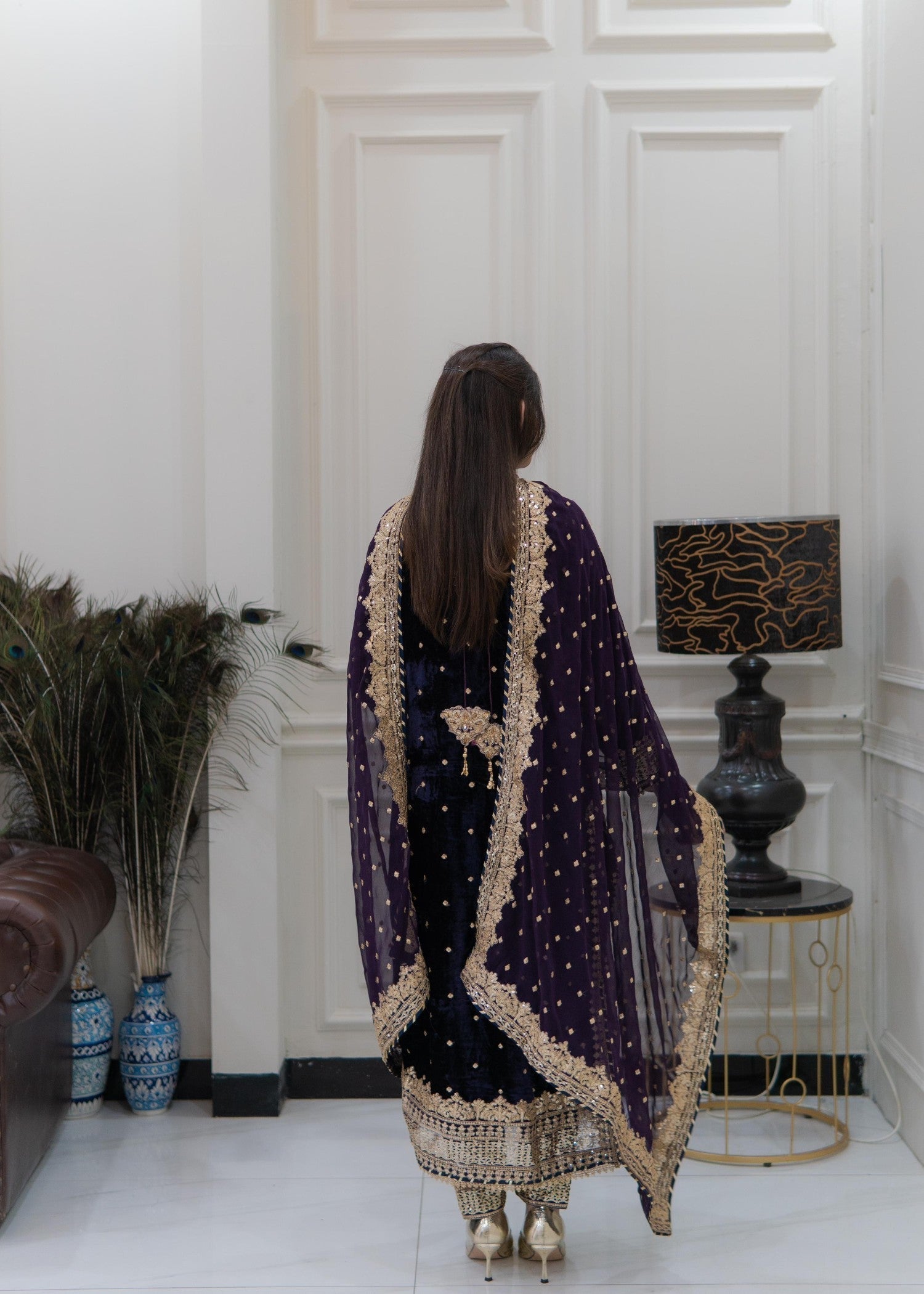 Rangoon Clothing Feroza Velvetine Women 3pcs