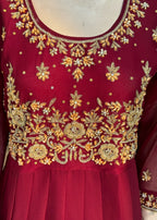 Noir Chiffon Handmade Maxi Women 3pcs