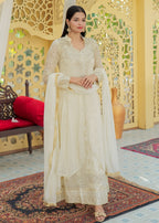 Mona Embroidery ritzy rosette offwhite Women 3pcs