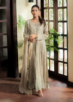 Mona Embroidery Floral Weaves beige Women 3pcs