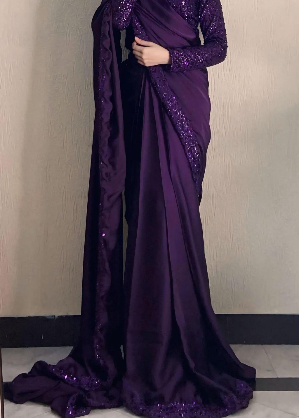 Anabiya Riwaaj Moonlight Plum Women 2pcs
