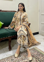 Ayesha B beige (neelum) Women 3pcs