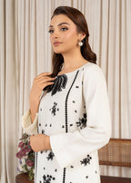 Sahibas By Mirza Benz White Women 2pcs