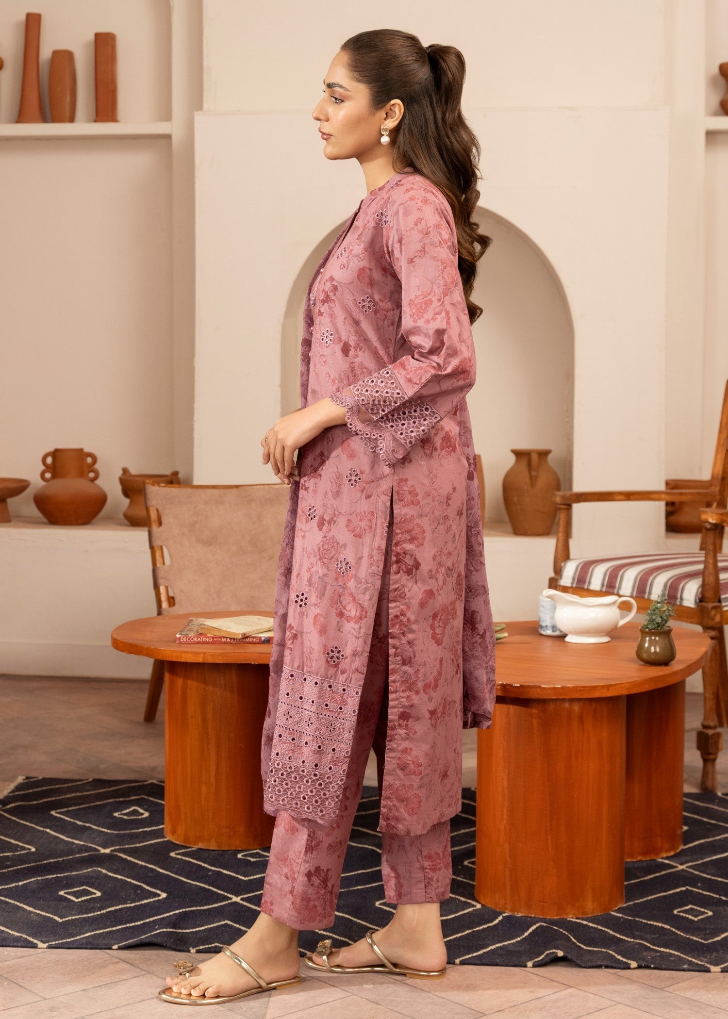 Sahibas By Mirza Izrume Pink Women 3pcs