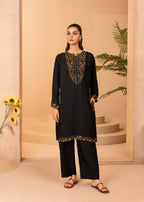 Chaudhary Arts Pocket black embroidered Women 2pcs