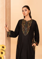 Chaudhary Arts Pocket black embroidered Women 2pcs