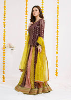 Ayesha Closet Shadmani Plum Deepness Women 3pcs