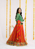 Ayesha Closet Ruby Greenish Crush Women 3pcs