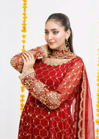 Ayesha Closet Safina Red Women 3pcs