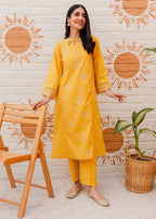 The Turkish Wear BUTTERCUP SEQUIN KURTA SET Women 2pcs