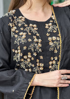 Ayesha B black (roz) Women 3pcs