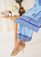 Damask Clothing Studio Jugnu (Sky Blue) Women 2pcs