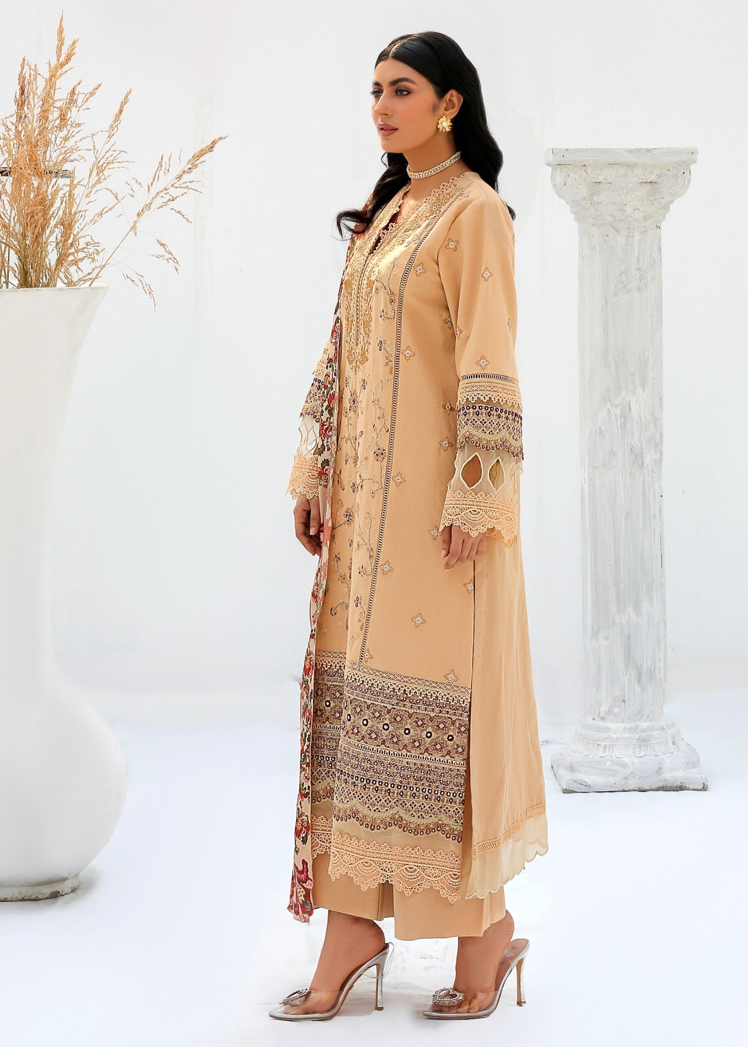 Chandan Nagri Iresine Khaddar Festive Suit Women 3pcs