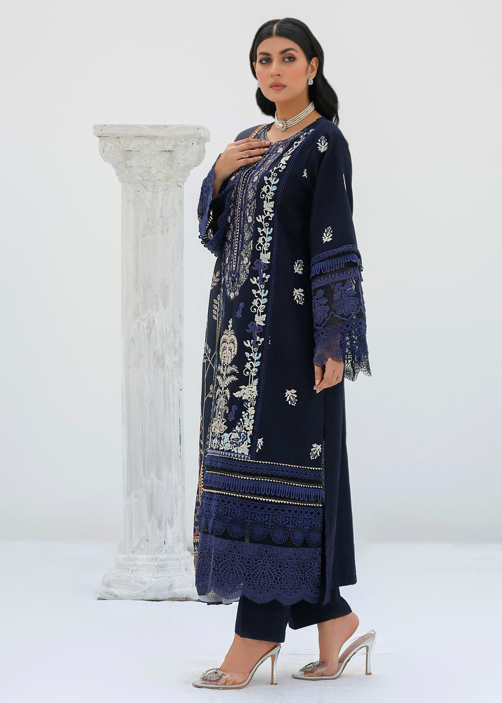 Chandan Nagri Muse Khaddar Festive Suit Women 3pcs