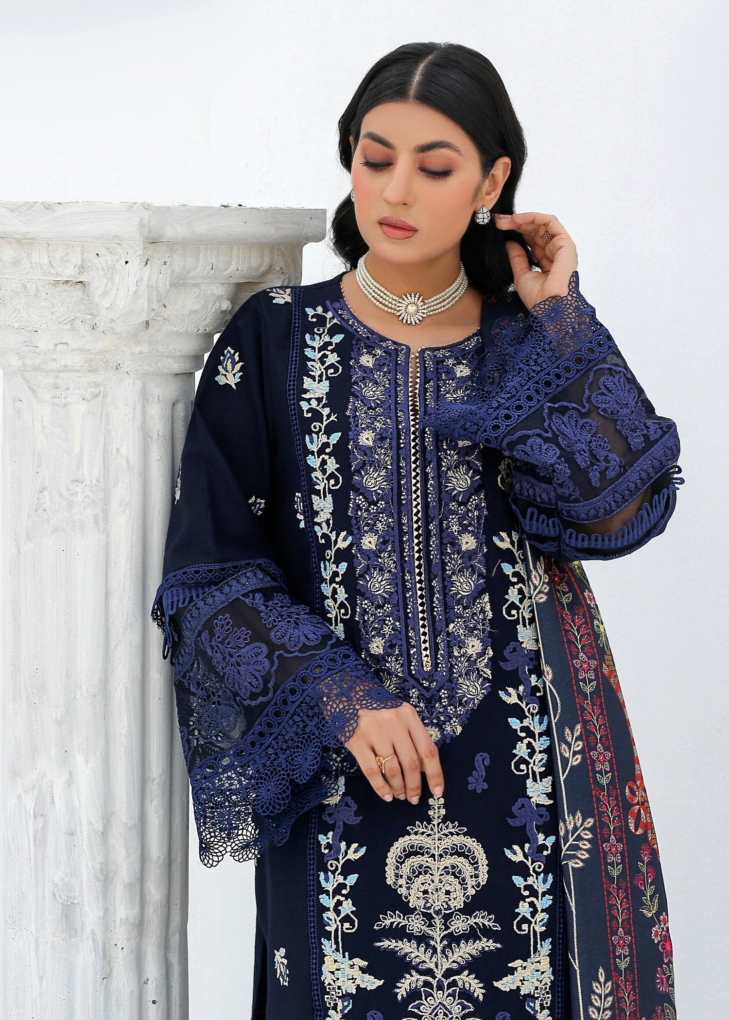 Chandan Nagri Muse Khaddar Festive Suit Women 3pcs