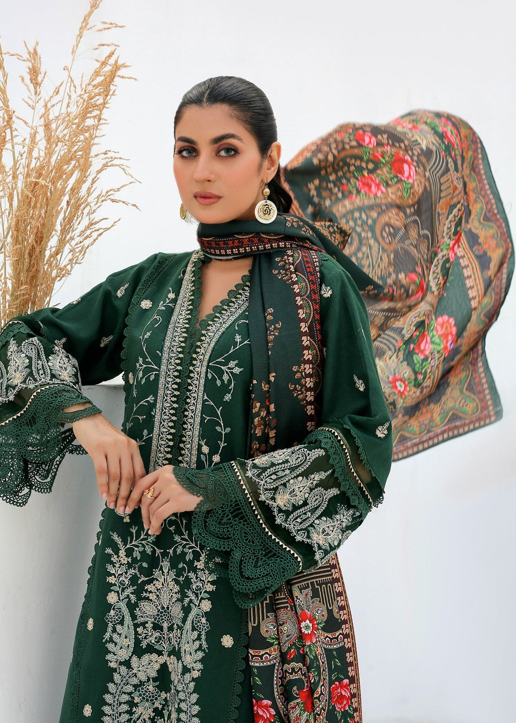 Chandan Nagri Nora Khaddar Festive Suit Women 3pcs