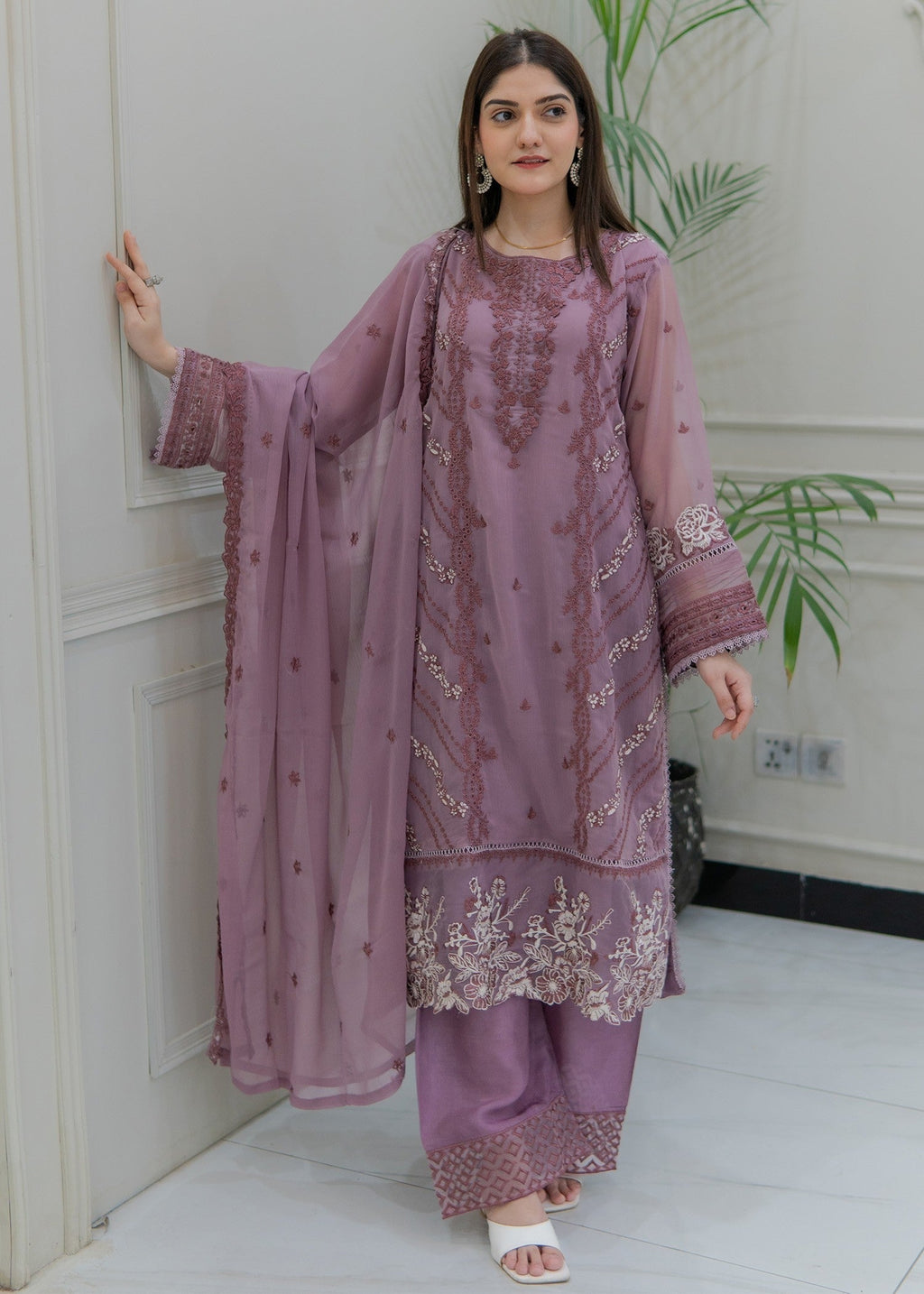 Rangoon Clothing Rimsha Pastel Pink Women 3pcs