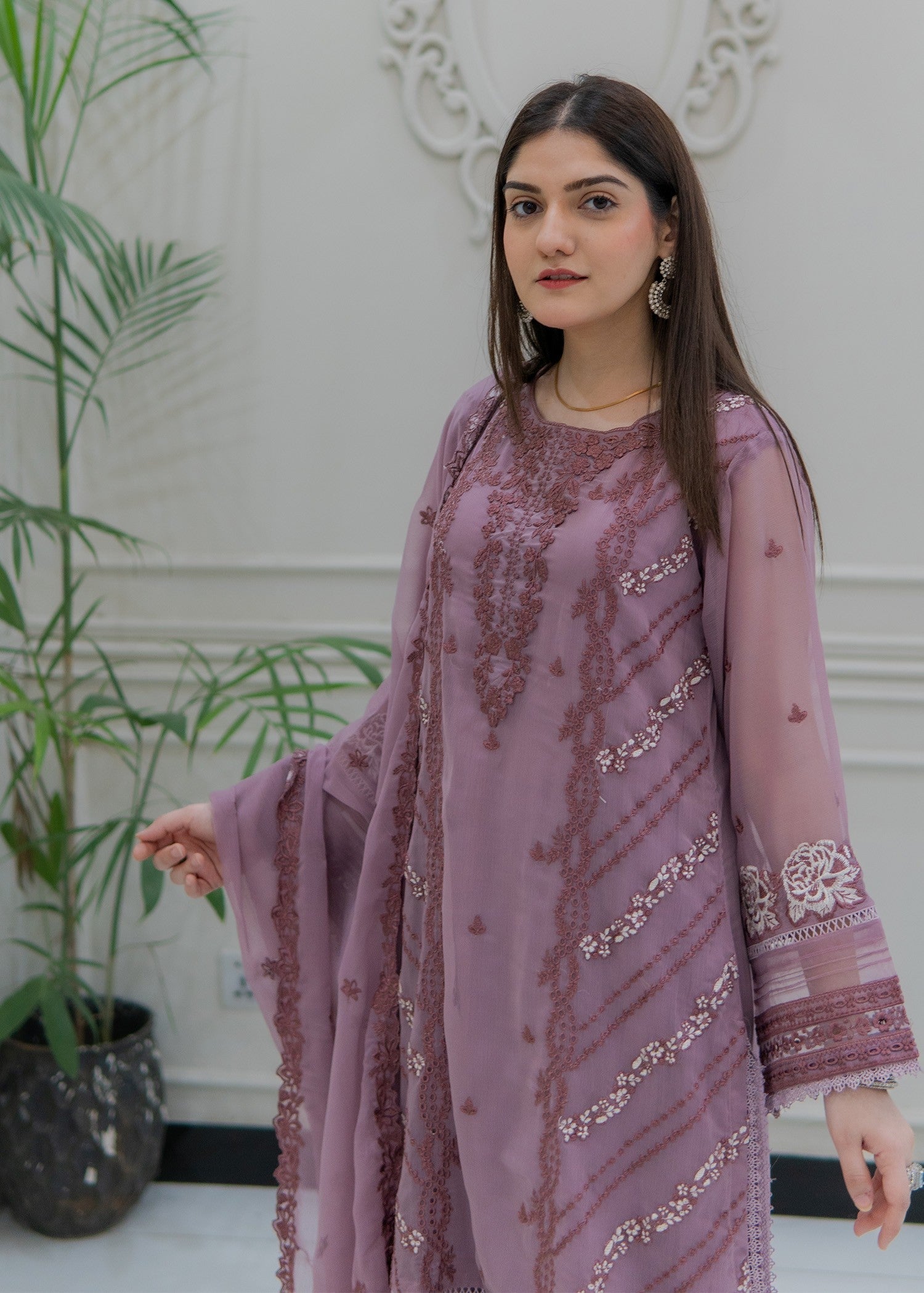 Rangoon Clothing Rimsha Pastel Pink Women 3pcs