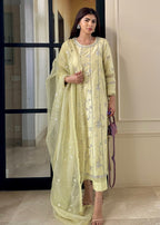 Muntaha By Shanzay Kyra yellow Women 3pcs