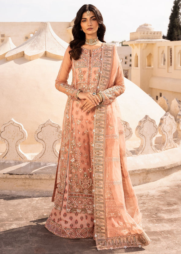 Rang-e-Haya Gabriel (Peach) Women 4pcs