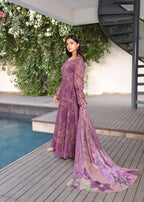 Nazmina Delicate Wrap Dress Women 2pcs
