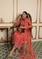 Muntaha By Shanzay Zartasha Coral Women 3pcs