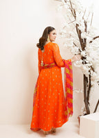 Ayesha Closet Fajr Orange Brightness Women 3pcs