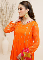 Ayesha Closet Fajr Orange Brightness Women 3pcs