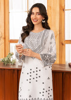 Chaudhary Arts N Chunri printed white Women 2pcs