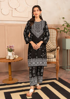 Chaudhary Arts N Chunri Printed black Women 2pcs