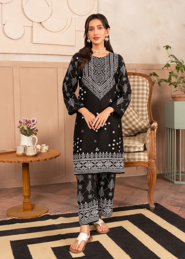 Chaudhary Arts N Chunri Printed black Women 2pcs